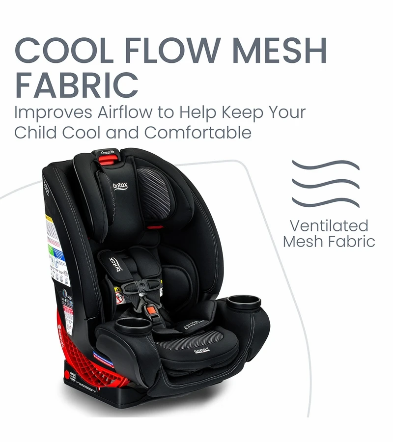 Britax One4Life ClickTight All-in-One Car Seat - Cool Flow Carbon 5 Britax One4Life ClickTight All-in-One Car Seat - Cool Flow Carbon - Image 5