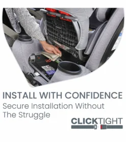 Britax One4Life ClickTight All-in-One Car Seat - Diamond Quilted Gray -Britax || Graco || Maxi-Cosi Shop britax one4life clicktight all in one car seat diamond quilted gray 10