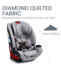 Britax One4Life ClickTight All-in-One Car Seat - Diamond Quilted Gray -Britax || Graco || Maxi-Cosi Shop britax one4life clicktight all in one car seat diamond quilted gray 11