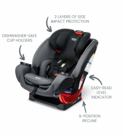 Britax One4Life ClickTight All-in-One Car Seat - Onyx Stone -Britax || Graco || Maxi-Cosi Shop britax one4life clicktight all in one car seat onyx stone 9