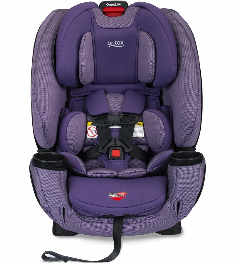 Britax One4Life Clicktight All-in-One Convertible Car Seat - Plum (Safewash) 4 Britax One4Life Clicktight All-in-One Convertible Car Seat - Plum (Safewash) - Image 4