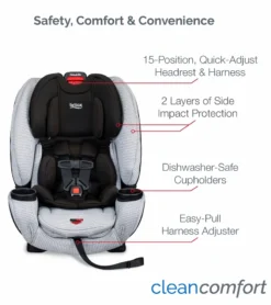 Britax One4Life ClickTight Anti-Rebound Bar All-in-One Convertible Car Seat - Clean Comfort -Britax || Graco || Maxi-Cosi Shop britax one4life clicktight anti rebound bar all in one convertible car seat clean comfort 39