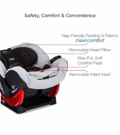 Britax One4Life ClickTight Anti-Rebound Bar All-in-One Convertible Car Seat - Clean Comfort -Britax || Graco || Maxi-Cosi Shop britax one4life clicktight anti rebound bar all in one convertible car seat clean comfort 42