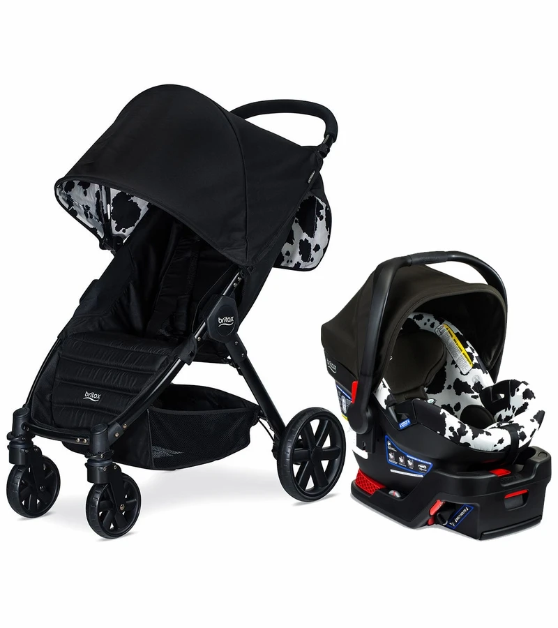 Britax Pathway Stroller + B-Safe Gen2 FlexFit Travel System Bundle - Cowmooflage / Cowmooflage 2.0 1 Britax Pathway Stroller + B-Safe Gen2 FlexFit Travel System Bundle - Cowmooflage / Cowmooflage 2.0