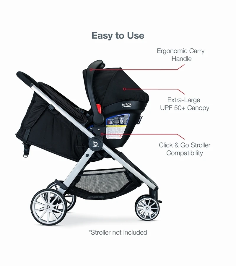 Britax Pathway Stroller + B-Safe Gen2 FlexFit Travel System Bundle - Cowmooflage / Cowmooflage 2.0 4 Britax Pathway Stroller + B-Safe Gen2 FlexFit Travel System Bundle - Cowmooflage / Cowmooflage 2.0 - Image 4