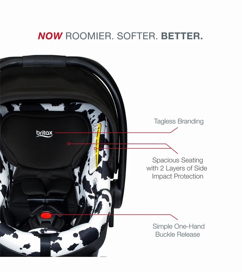 Britax Pathway Stroller + B-Safe Gen2 FlexFit Travel System Bundle - Cowmooflage / Cowmooflage 2.0 5 Britax Pathway Stroller + B-Safe Gen2 FlexFit Travel System Bundle - Cowmooflage / Cowmooflage 2.0 - Image 5