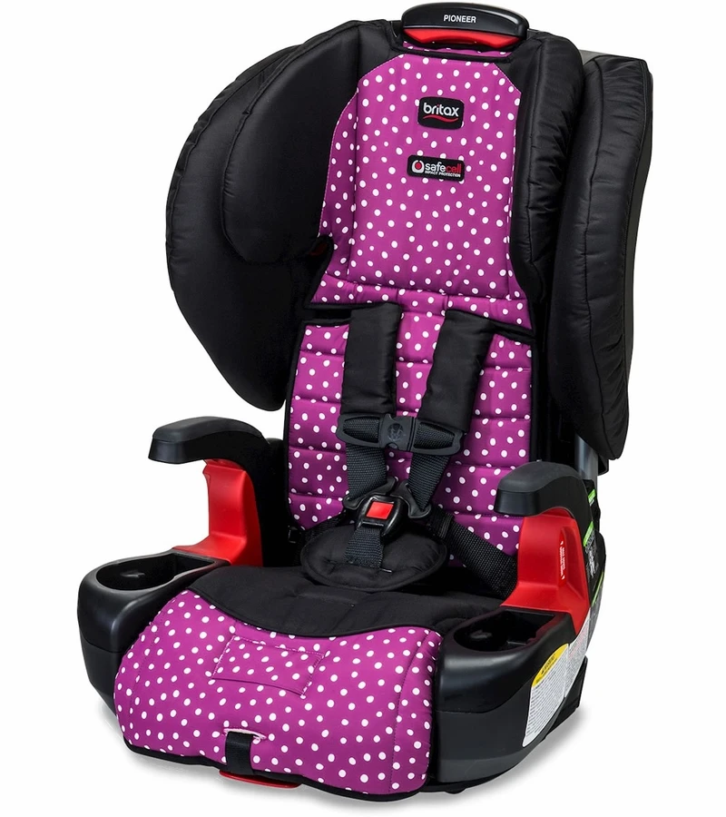Britax Pioneer G1.1 Harness Booster Car Seat - Confetti 3 Britax Pioneer G1.1 Harness Booster Car Seat - Confetti - Image 3