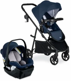 Britax Willow Brook Travel System - Navy Glacier