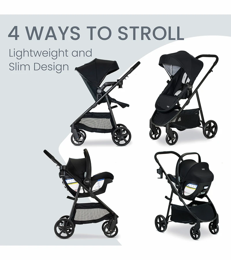 Britax Willow Brook Travel System - Onyx Glacier 2 Britax Willow Brook Travel System - Onyx Glacier - Image 2