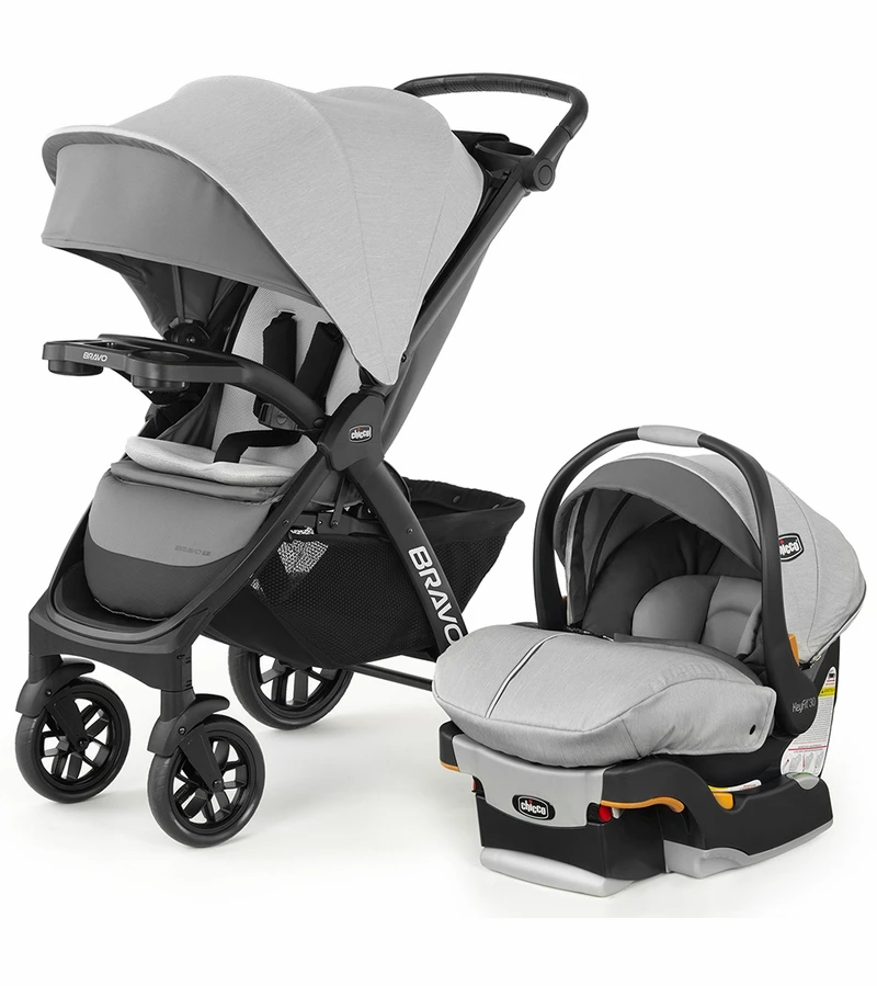 Chicco Bravo LE Trio Travel System - Driftwood 1 Chicco Bravo LE Trio Travel System - Driftwood