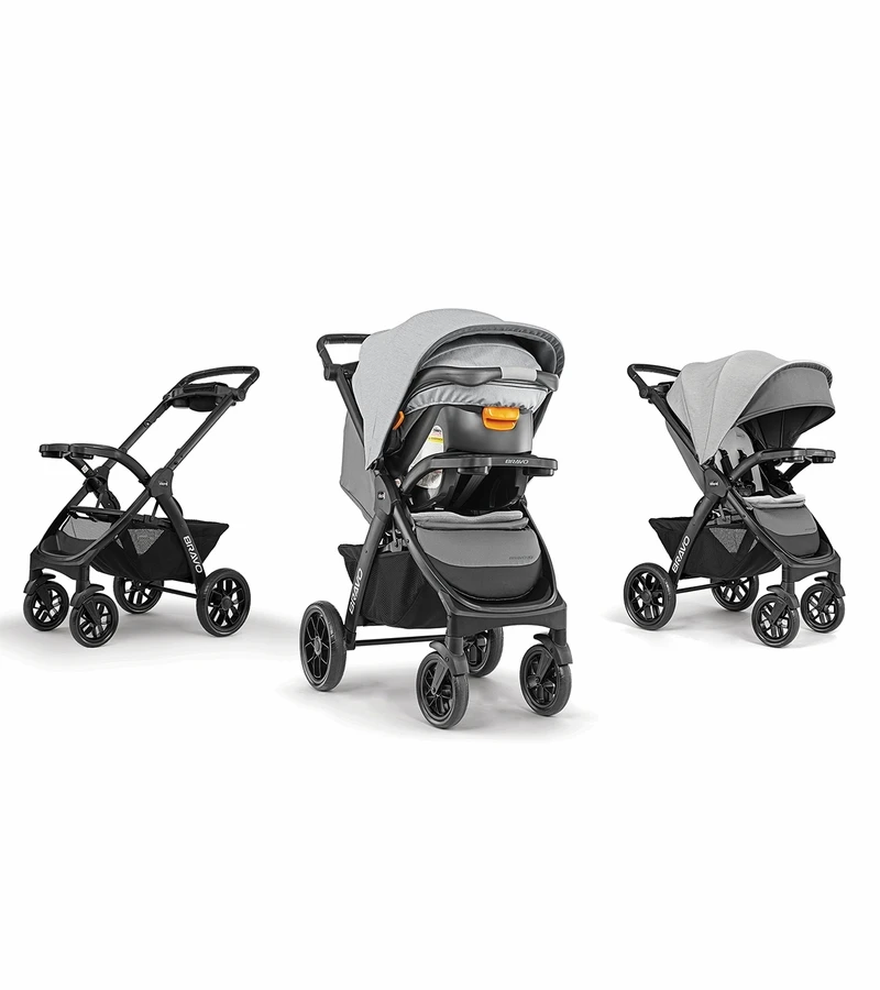 Chicco Bravo LE Trio Travel System - Driftwood 3 Chicco Bravo LE Trio Travel System - Driftwood - Image 3