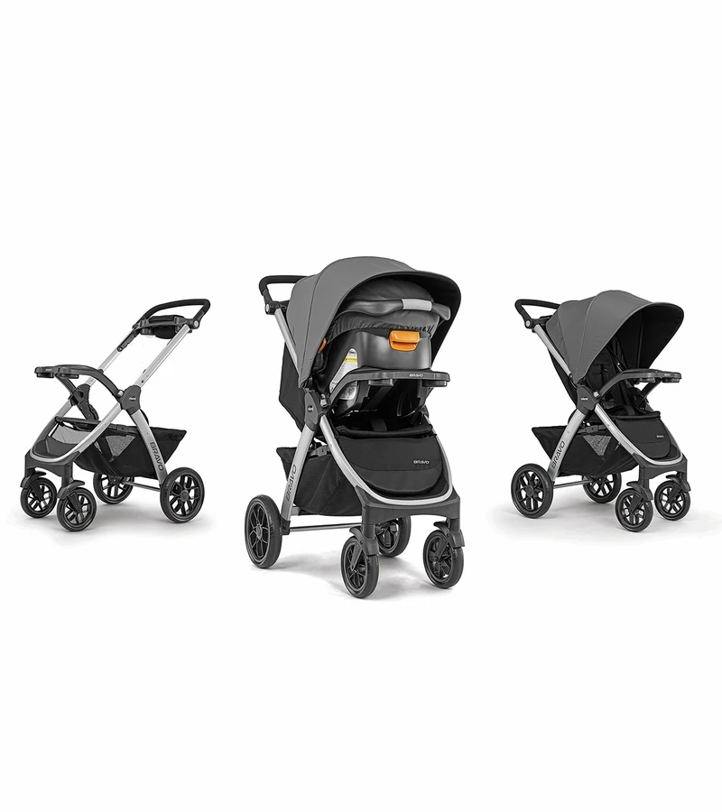 Chicco Bravo Trio Travel System - Camden 2 Chicco Bravo Trio Travel System - Camden - Image 2