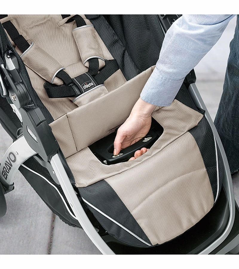 Chicco Bravo Trio Travel System - Papyrus 5 Chicco Bravo Trio Travel System - Papyrus - Image 5