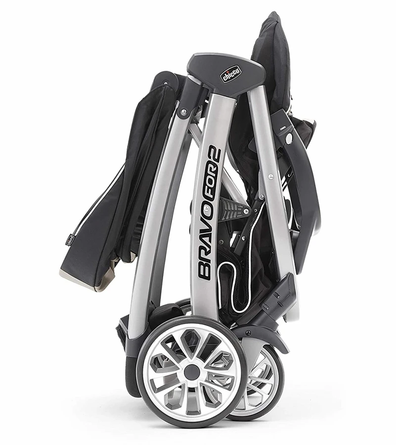 Chicco BravoFor2 Standing/Sitting Double Stroller + Keyfit 30 Travel System Bundle - Iron / Orion 7 Chicco BravoFor2 Standing/Sitting Double Stroller + Keyfit 30 Travel System Bundle - Iron / Orion - Image 7