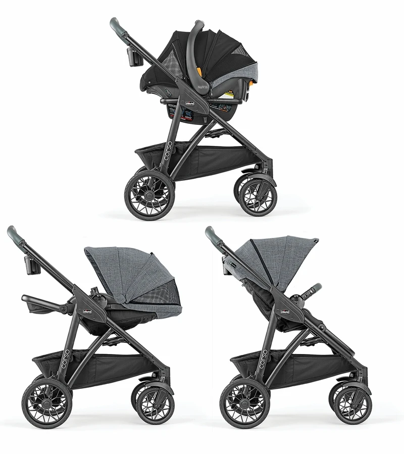 Chicco Corso Primo ClearTex Travel System - Aspen 2 Chicco Corso Primo ClearTex Travel System - Aspen - Image 2