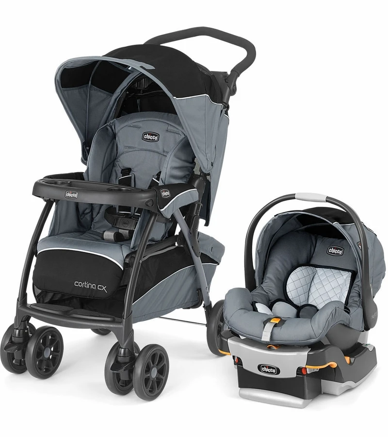 Chicco Cortina CX Travel System - Iron 1 Chicco Cortina CX Travel System - Iron
