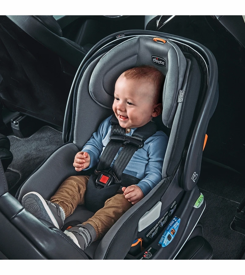 Chicco Fit2 Adapt Infant & Toddler Car Seat With Anti-Rebound Bar- Ember 3 Chicco Fit2 Adapt Infant & Toddler Car Seat With Anti-Rebound Bar- Ember - Image 3