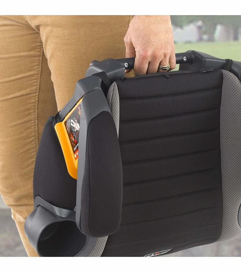 Chicco GoFit Backless Booster Car Seat - Coral 5 Chicco GoFit Backless Booster Car Seat - Coral - Image 5