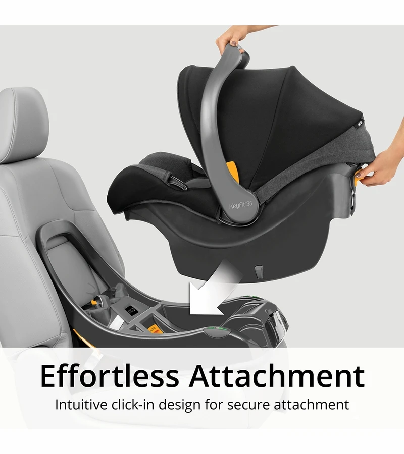 Chicco KeyFit 35 Zip ClearTex Infant Car Seat - Ash 6 Chicco KeyFit 35 Zip ClearTex Infant Car Seat - Ash - Image 6