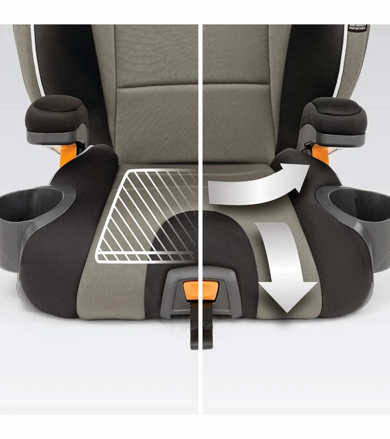 Chicco KidFit 2-in-1 Belt Positioning Booster Car Seat - Monaco 4 Chicco KidFit 2-in-1 Belt Positioning Booster Car Seat - Monaco - Image 4