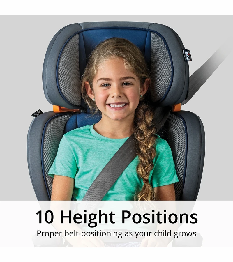 Chicco KidFit Adapt Plus 2-in-1 Belt Positioning Booster Car Seat - Ember 4 Chicco KidFit Adapt Plus 2-in-1 Belt Positioning Booster Car Seat - Ember - Image 4