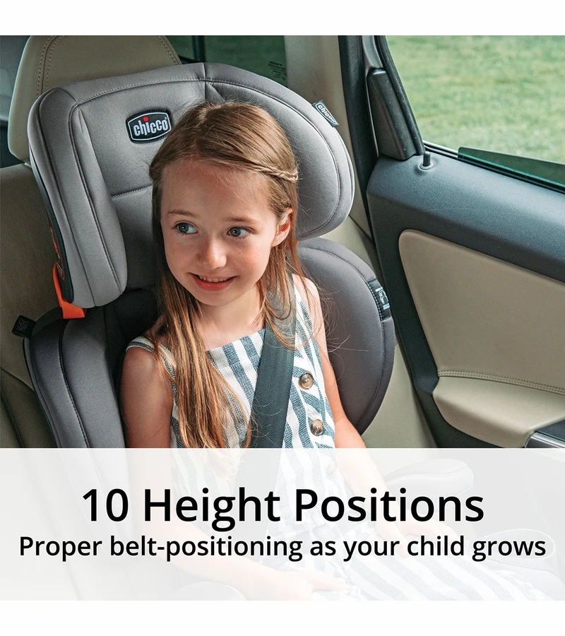 Chicco KidFit ClearTex Plus 2-in-1 Belt Positioning Booster Car Seat - Reef 2 Chicco KidFit ClearTex Plus 2-in-1 Belt Positioning Booster Car Seat - Reef - Image 2