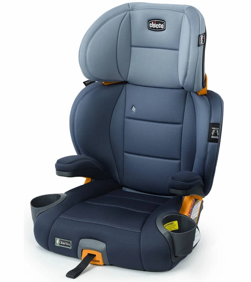 Chicco KidFit ClearTex Plus 2-in-1 Belt Positioning Booster Car Seat - Reef 1 Chicco KidFit ClearTex Plus 2-in-1 Belt Positioning Booster Car Seat - Reef
