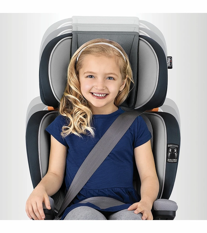 Chicco Kidfit Zip 2-in-1 Belt Positioning Booster Car Seat - Marina 2 Chicco Kidfit Zip 2-in-1 Belt Positioning Booster Car Seat - Marina - Image 2