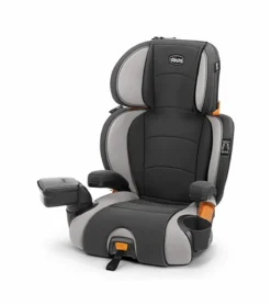 Chicco KidFit Zip 2-in-1 Belt Positioning Booster Car Seat - Steel Grey
