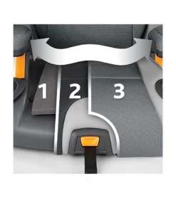 Chicco KidFit Zip 2-in-1 Belt Positioning Booster Car Seat - Steel Grey 9 Chicco KidFit Zip 2-in-1 Belt Positioning Booster Car Seat - Steel Grey -Britax || Graco || Maxi-Cosi Shop chicco kidfit zip 2 in 1 belt positioning booster car seat steel grey 152