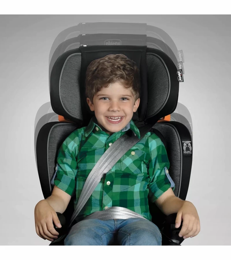 Chicco KidFit Zip Air Plus 2-in-1 High Back Belt Positioning Booster Car Seat - Atmos 3 Chicco KidFit Zip Air Plus 2-in-1 High Back Belt Positioning Booster Car Seat - Atmos - Image 3
