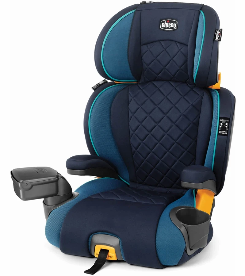 Chicco KidFit Zip Plus 2-in-1 High Back Belt Positioning Booster Car Seat - Seascape 1 Chicco KidFit Zip Plus 2-in-1 High Back Belt Positioning Booster Car Seat - Seascape