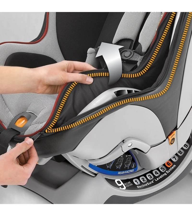 Chicco NextFit Zip Convertible Car Seat - Rubino 2 Chicco NextFit Zip Convertible Car Seat - Rubino - Image 2