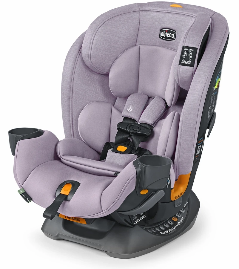 Chicco OneFit ClearTex All-In-One Convertible Car Seat - Lilac 1 Chicco OneFit ClearTex All-In-One Convertible Car Seat - Lilac