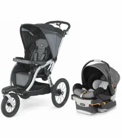 Chicco TRE Performance Jogging Stroller + Keyfit 30 Travel System Bundle - Titan / Orion
