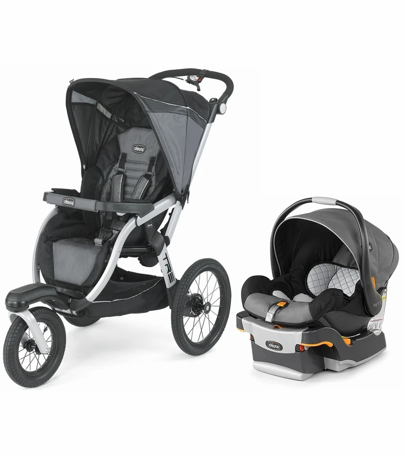 Chicco TRE Performance Jogging Stroller + Keyfit 30 Travel System Bundle - Titan / Orion 1 Chicco TRE Performance Jogging Stroller + Keyfit 30 Travel System Bundle - Titan / Orion