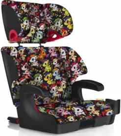 Clek Oobr High Back Belt Positioning Booster Car Seat - Tokidoki Unicorno Disco