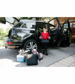 Clek Ozzi Backless Booster Car Seat With Rigid Latch - Carbon (Jersey Knit) -Britax || Graco || Maxi-Cosi Shop clek ozzi backless booster car seat with rigid latch carbon jersey knit 78