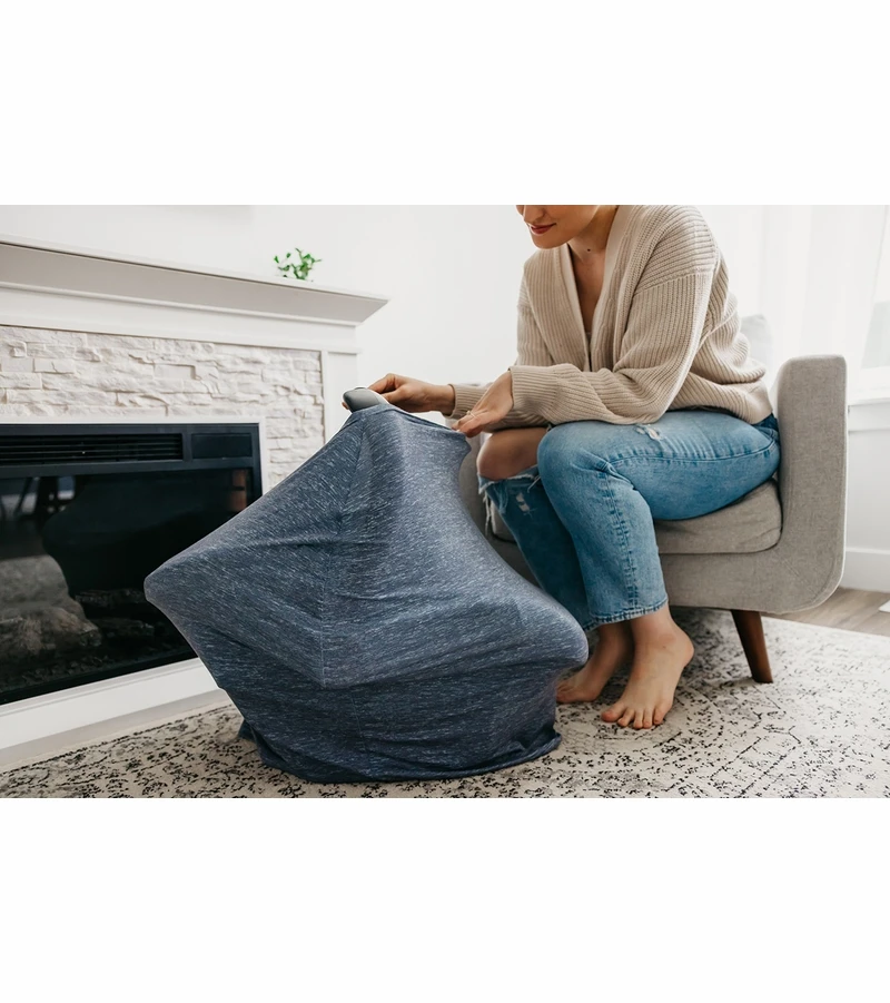 Copper Pearl Multi-Use Cover - Denim 2 Copper Pearl Multi-Use Cover - Denim - Image 2