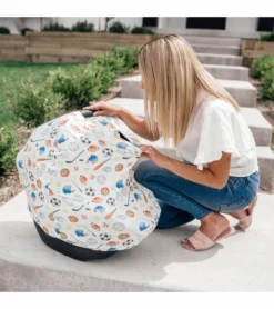 Copper Pearl Multi-Use Cover - Varsity 8 Copper Pearl Multi-Use Cover - Varsity -Britax || Graco || Maxi-Cosi Shop copper pearl multi use cover varsity 159