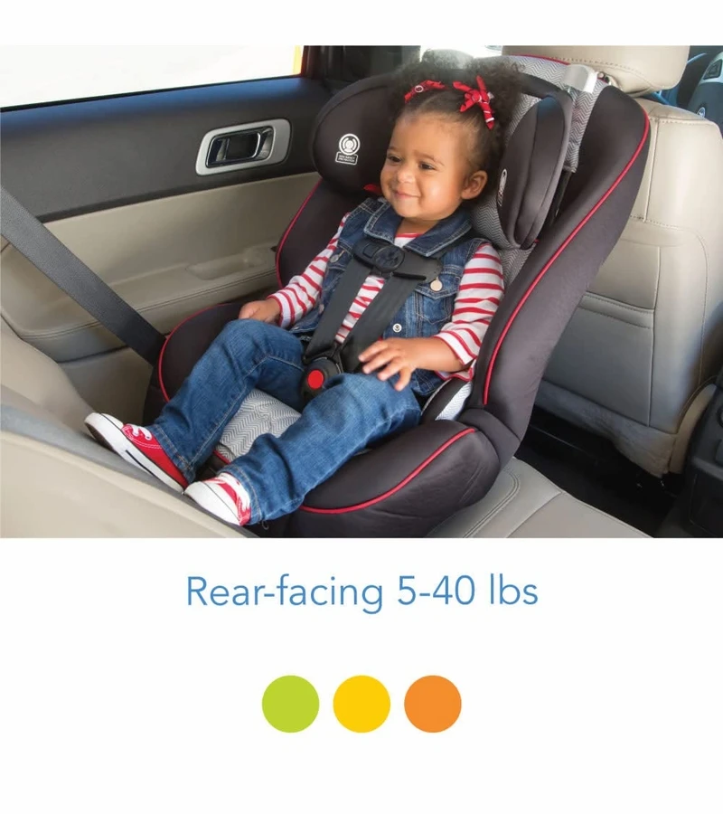 Cosco Easy Elite Lightweight All-in-One Convertible Car Seat - Spring Petals 3 Cosco Easy Elite Lightweight All-in-One Convertible Car Seat - Spring Petals - Image 3