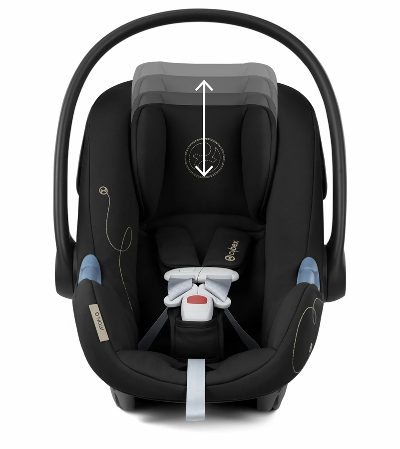 Cybex Aton G Infant Car Seat - Moon Black 2 Cybex Aton G Infant Car Seat - Moon Black - Image 2
