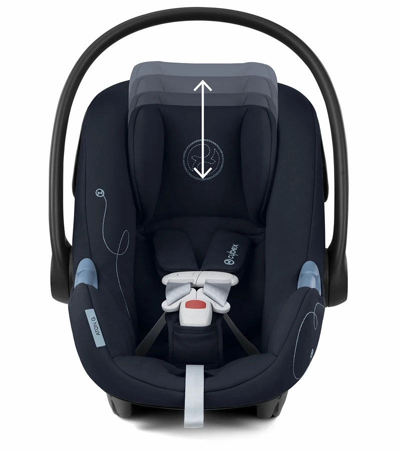 Cybex Aton G Infant Car Seat - Ocean Blue 2 Cybex Aton G Infant Car Seat - Ocean Blue - Image 2