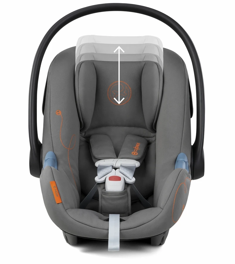 Cybex Aton G SensorSafe Infant Car Seat - Lava Grey 2 Cybex Aton G SensorSafe Infant Car Seat - Lava Grey - Image 2