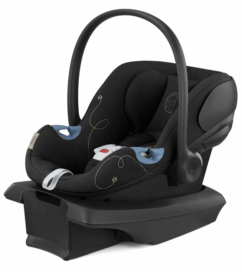 Cybex Aton G SensorSafe Infant Car Seat - Moon Black 1 Cybex Aton G SensorSafe Infant Car Seat - Moon Black