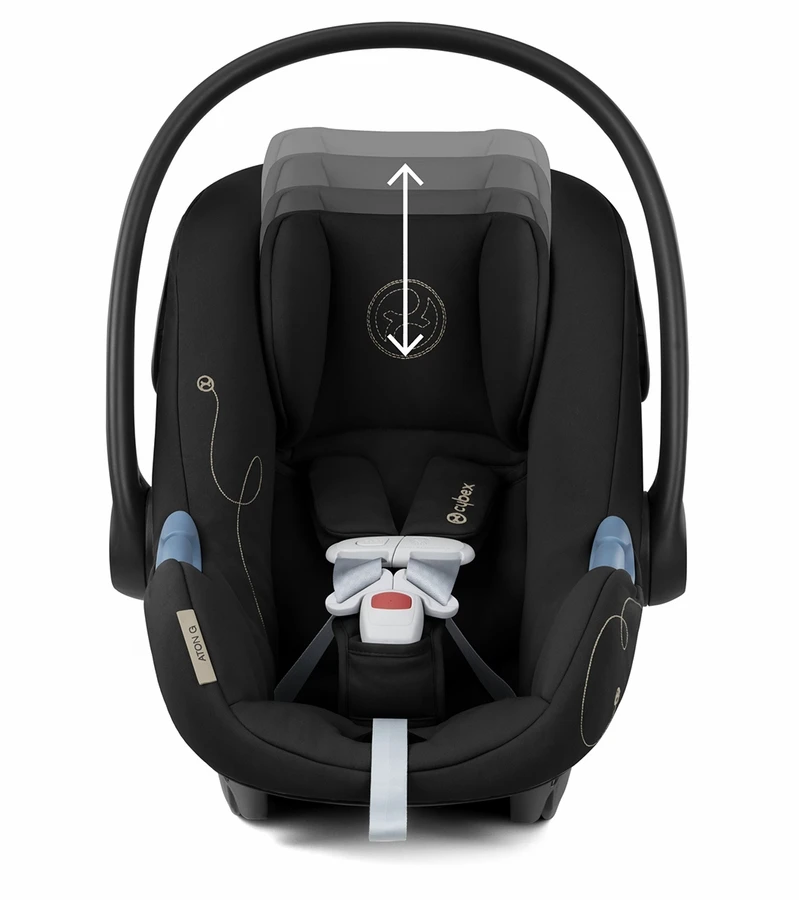 Cybex Aton G Swivel Infant Car Seat - Moon Black 4 Cybex Aton G Swivel Infant Car Seat - Moon Black - Image 4