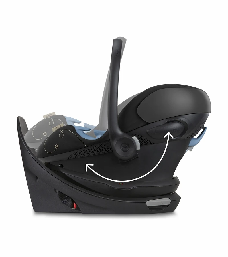 Cybex Aton G Swivel Infant Car Seat - Moon Black 5 Cybex Aton G Swivel Infant Car Seat - Moon Black - Image 5