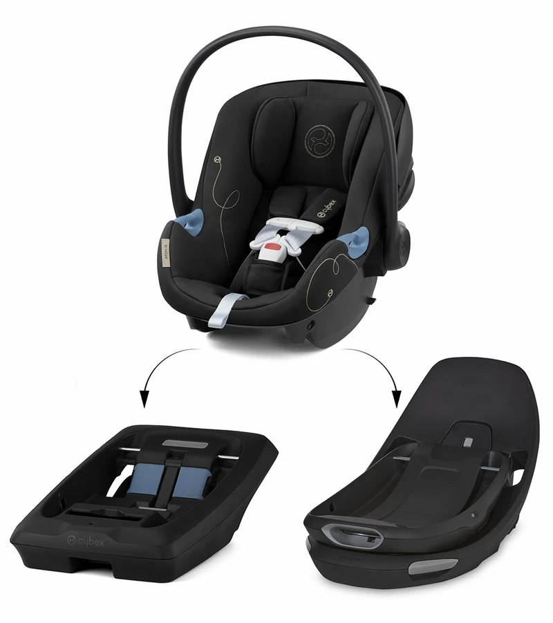 Cybex Aton G Swivel Infant Car Seat - Moon Black 7 Cybex Aton G Swivel Infant Car Seat - Moon Black - Image 7