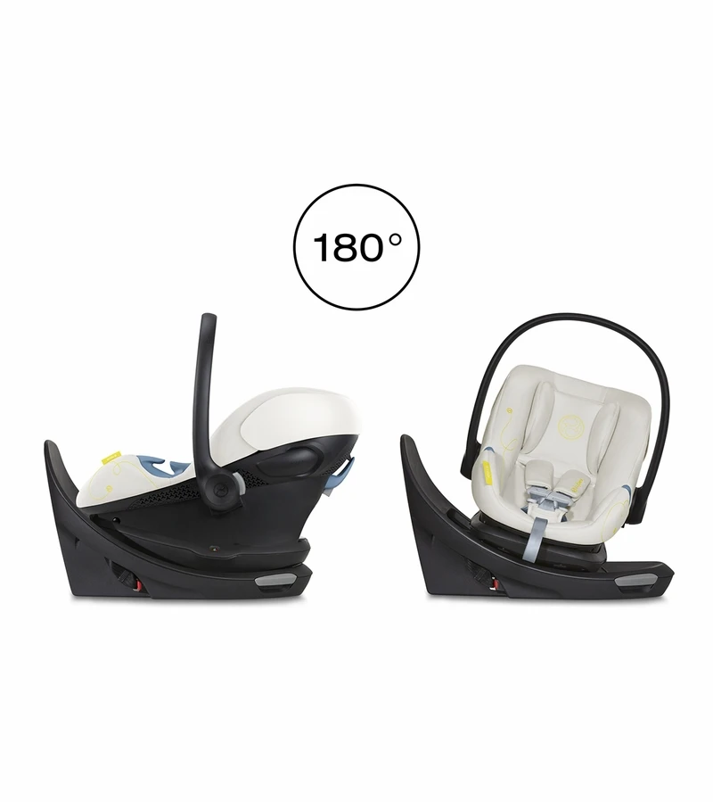Cybex Aton G Swivel Infant Car Seat - Seashell Beige 2 Cybex Aton G Swivel Infant Car Seat - Seashell Beige - Image 2