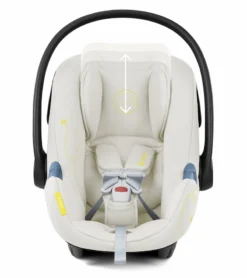 Cybex Aton G Swivel Infant Car Seat - Seashell Beige 10 Cybex Aton G Swivel Infant Car Seat - Seashell Beige -Britax || Graco || Maxi-Cosi Shop cybex aton g swivel infant car seat seashell beige 9